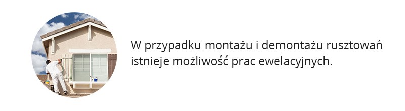 Montaż i demontaż rusztowań